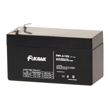 FUKAWA FW 1,2-12 U - Ólomsavas akkumulátor 12V/1,2Ah/faston 4,7mm
