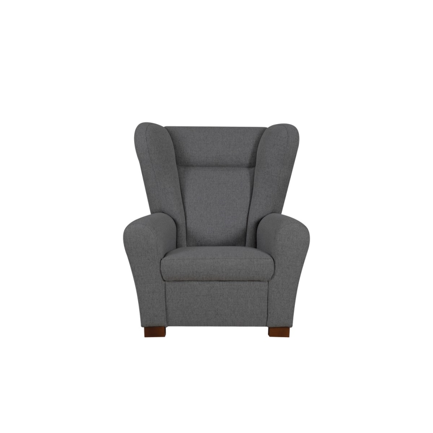 Füles fotel VIVA sötétszürke