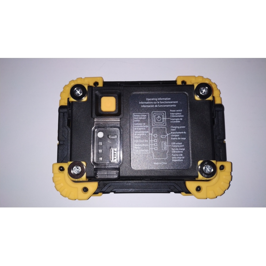 Fulgur 34004 - LED tölthető reflektor power bankkal LED/17W/4400 mAh IPX4