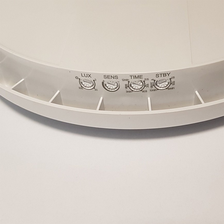 Fulgur 39672- LED Ipari mennyezeti lámpa érzékelővel ELLA LED/16W/230V IP65