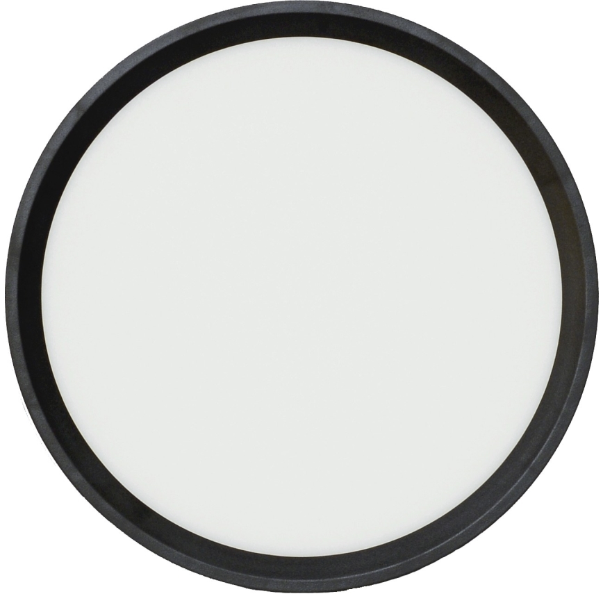 Fulgur 41811 - LED Mennyezeti lámpa NOMY LED/18W/230V 3000/4000/6000K IP40 átm. 23 cm fekete