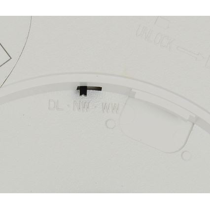 Fulgur 42361 - LED Mennyezeti lámpa NOMY LED/24W/230V 3000/4000/6000K IP40 átm. 30 cm fehér