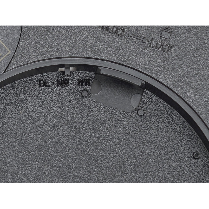 Fulgur 42362 - LED Mennyezeti lámpa NOMY LED/24W/230V 3000/4000/6000K IP40 átm. 30 cm fekete