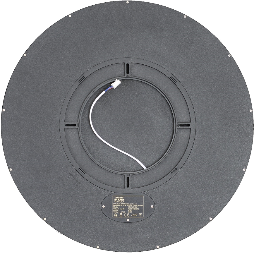 Fulgur 42364 - LED Mennyezeti lámpa NOMY LED/40W/230V 3000/4000/6000K IP40 átm. 50 cm fekete