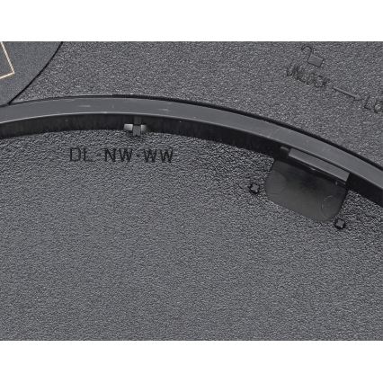 Fulgur 42364 - LED Mennyezeti lámpa NOMY LED/40W/230V 3000/4000/6000K IP40 átm. 50 cm fekete