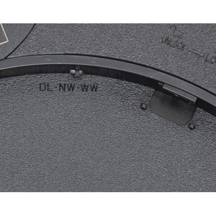 Fulgur 42366 - NOMY LED mennyezeti lámpa LED/50W/230V 3000/4000/6000K IP40 átm. 60 cm fekete