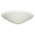 Fulgur s-22941 - Mennyezeti lámpatest mozgás- és alkonyatérzékelővel DARINA 2xE27/40W/230V Ø 30 cm fehér