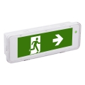 Fulgur s-24495 - LED vészvilágító lámpatest MIRROR LED/1W/230V 1300 mAh IP65