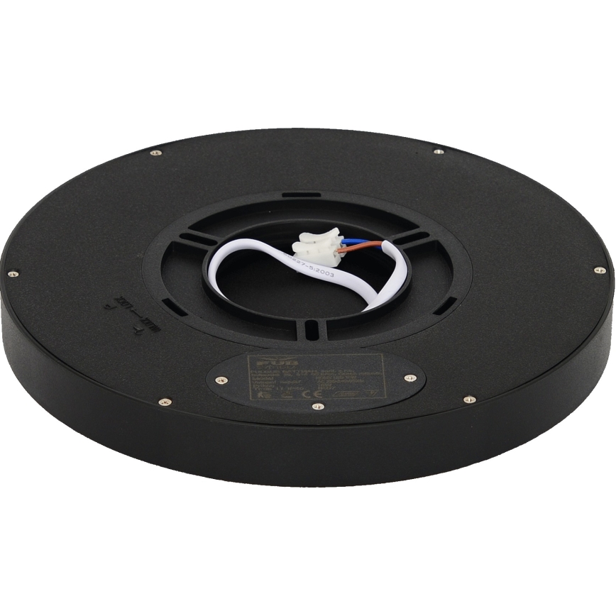 Fulgur s-42585 - LED Mennyezeti lámpa mozgásérzékelővel NOMY-S LED/18W/230V 3000/4000/6000K IP40 átm. 23 cm fekete