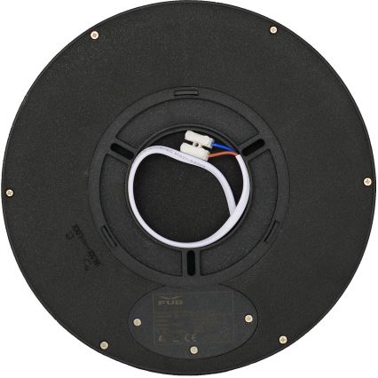 Fulgur s-42585 - LED Mennyezeti lámpa mozgásérzékelővel NOMY-S LED/18W/230V 3000/4000/6000K IP40 átm. 23 cm fekete