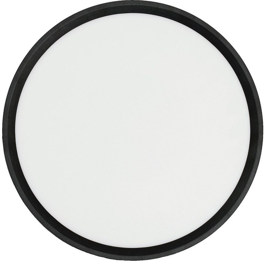 Fulgur s-42587 - LED Mennyezeti lámpa mozgásérzékelővel NOMY-S LED/24W/230V 3000/4000/6000K IP40 átm. 30 cm fekete