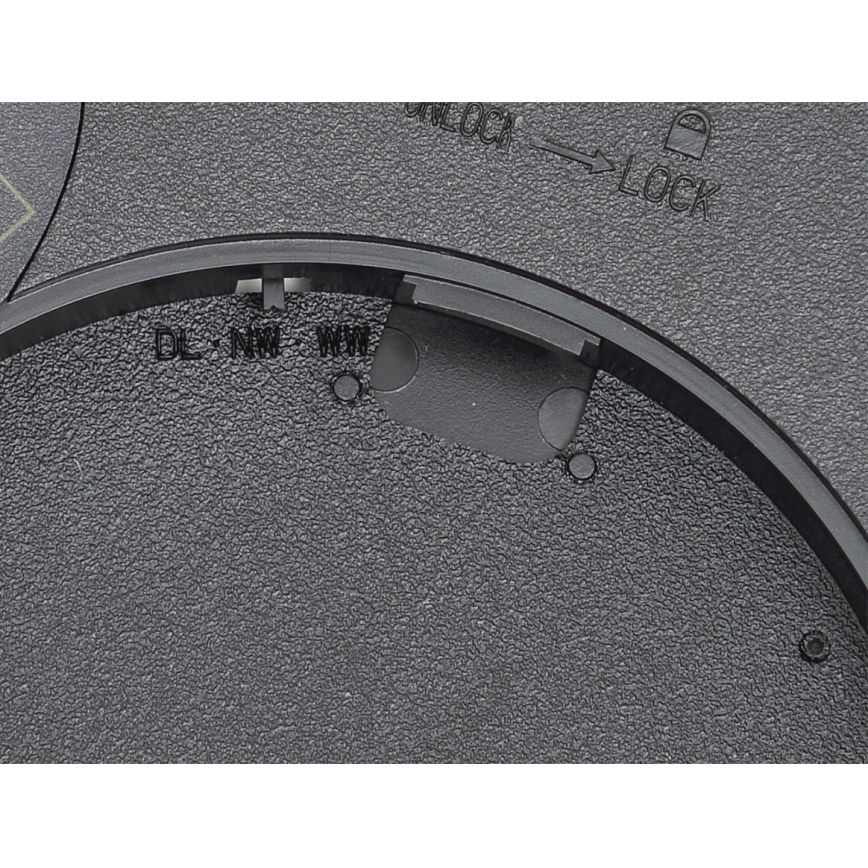 Fulgur s-42587 - LED Mennyezeti lámpa mozgásérzékelővel NOMY-S LED/24W/230V 3000/4000/6000K IP40 átm. 30 cm fekete