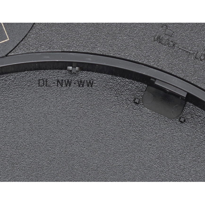 Fulgur s-42589 - LED Mennyezeti lámpa mozgásérzékelővel NOMY-S LED/32W/230V 3000/4000/6000K IP40 átm. 40 cm fekete