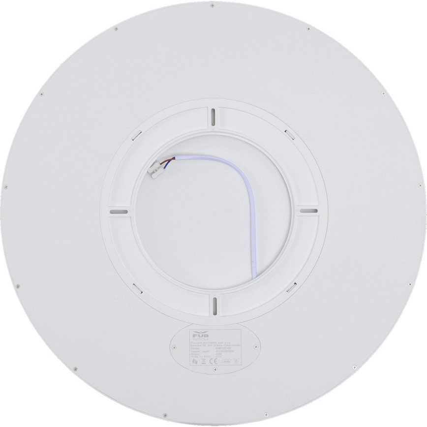 Fulgur s-42590 - LED Mennyezeti lámpa mozgásérzékelővel NOMY-S LED/40W/230V 3000/4000/6000K IP40 átm. 50 cm fehér