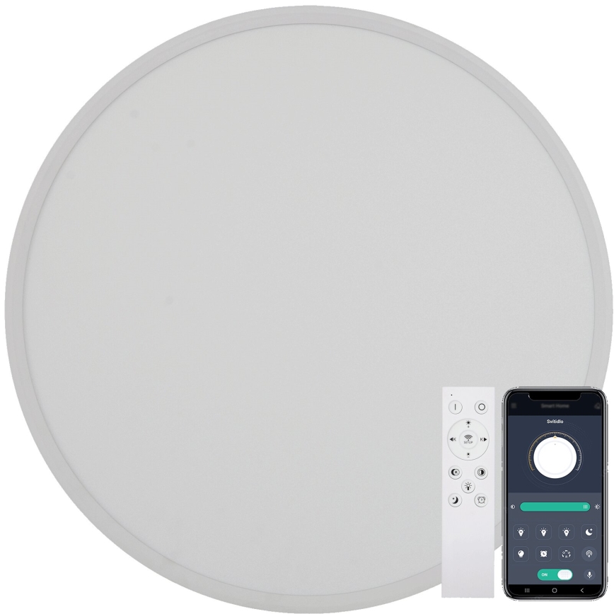 Fulgur s-43039 - NOMY-RC LED dimmelhető mennyezeti lámpatest LED/40W/230V 3000/4000/6500K átm. 50 cm IP40 fehér + távirányító