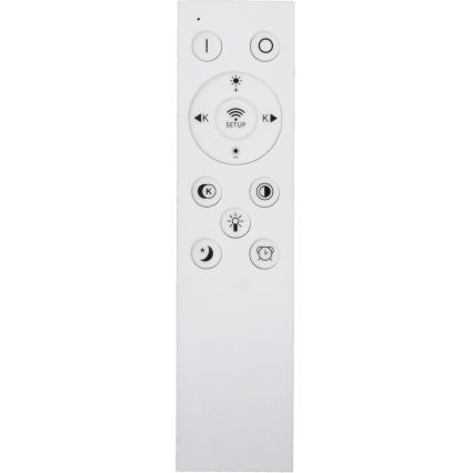 Fulgur s-43056 - LED Fényerőszabályozható mennyezeti lámpatest NOMY LED/40W/230V 3000-6500K átm. 50 cm UGR19 IP40 Wi-Fi fehér + távirányító