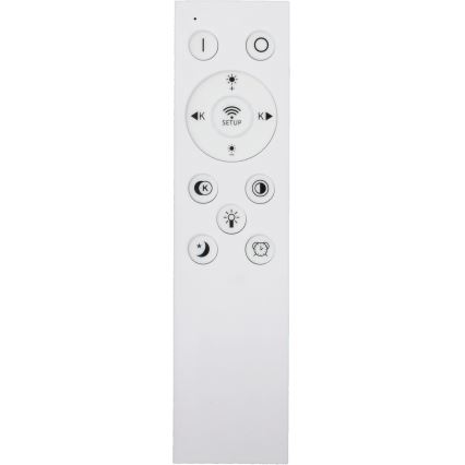 Fulgur s-43058 - LED dimmelhető mennyezeti lámpa NOMY LED/50W/230V 3000-6500K átm. 60 cm UGR19 IP40 Wi-Fi fehér + távirányító