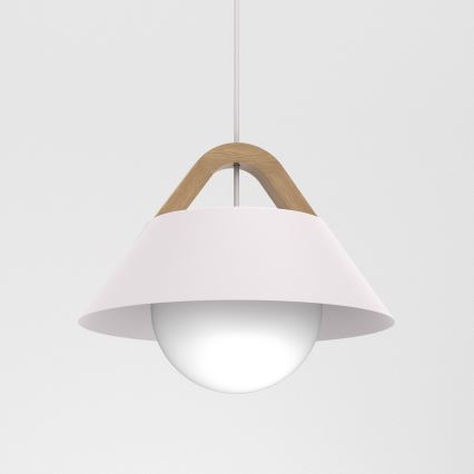 FUNDA krémszínű kábeles függőlámpa 1xE27/15W/230V