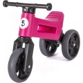Funny Wheels - 2 az 1-ben RIDER SPORT futóbicikli rózsaszín/fekete