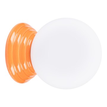 Fürdőszobai fali lámpatest ZORI 1xG9/8W/230V IP44 narancssárga
