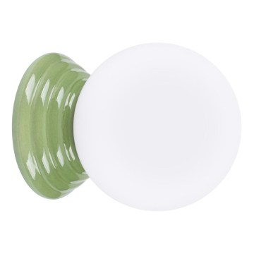 Fürdőszobai fali lámpatest ZORI 1xG9/8W/230V IP44 zöld