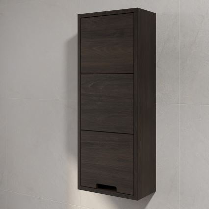 Fürdőszobai fali szekrény GRIBSKOV 90 cm barna/tölgy