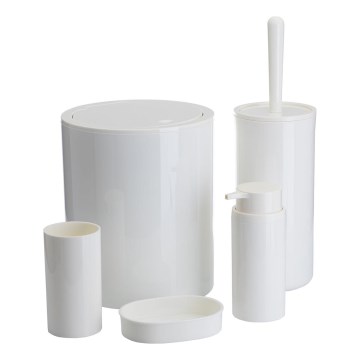 Fürdőszobai készlet CARMEN 5 db fehér