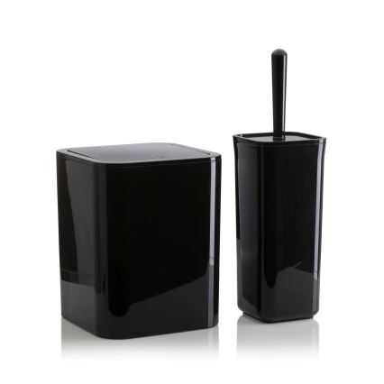 Fürdőszobai készlet SIERRA 5 db fekete