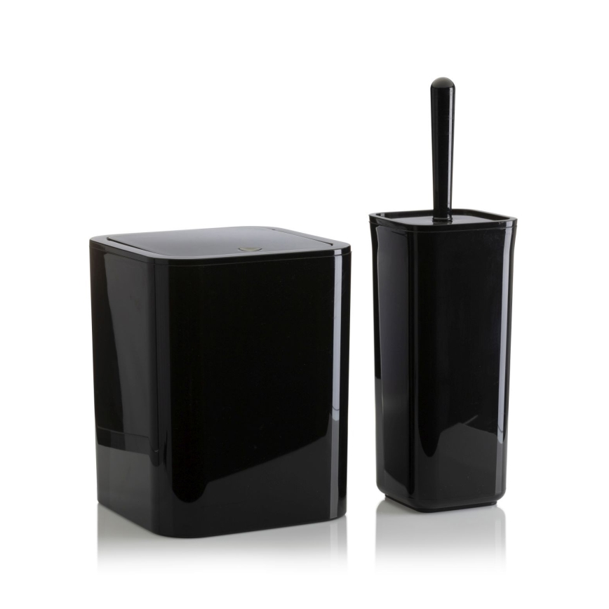 Fürdőszobai készlet SIERRA 5 db fekete