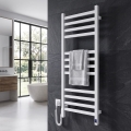 Fürdőszobai létra törölközőszárító radiátor termosztáttal AVANGARD 227W 120x48cm  fehér balos