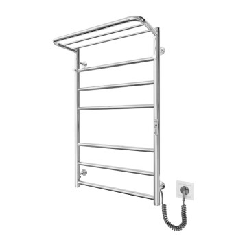 Fürdőszobai létrás radiátor HOME 95W/230V 77x53 cm rozsdamentes acél/krómozott jobb oldali