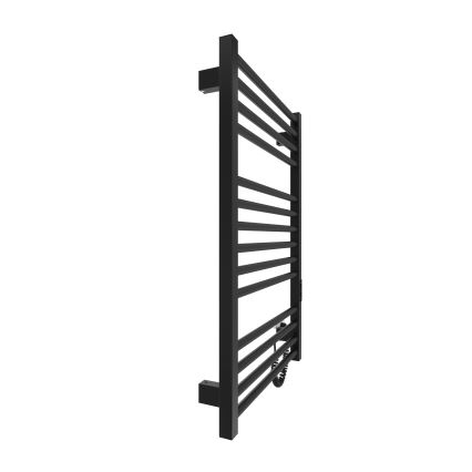 Fürdőszobai létrás törölközőszárító radiátor HF DERBY 170W/230V 77x53 cm fekete IP44