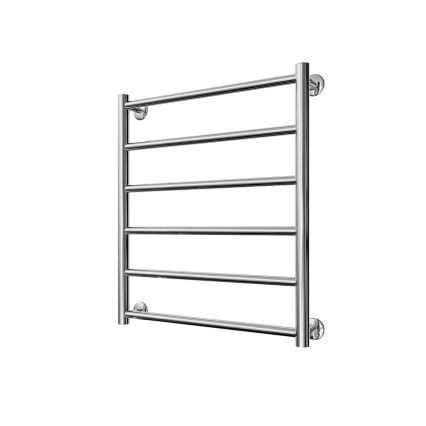 Fürdőszobai létrás törölközőszárító radiátor INOX FLAT 122W/230V 57x43 cm rozsdamentes acél/fényes króm