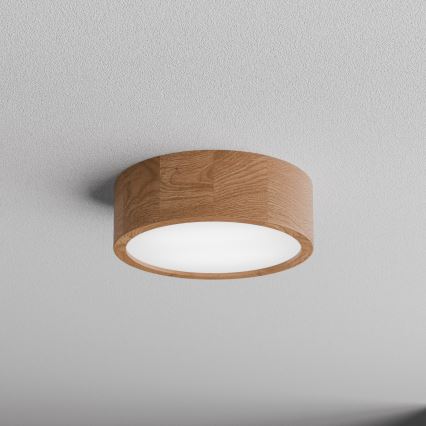 Fürdőszobai mennyezeti lámpa CLEO 2xE27/24W/230V IP54 á. 27,5 cm tölgy