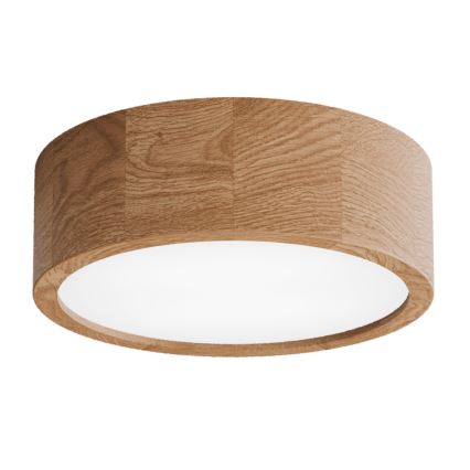 Fürdőszobai mennyezeti lámpa CLEO 2xE27/24W/230V IP54 á. 27,5 cm tölgy