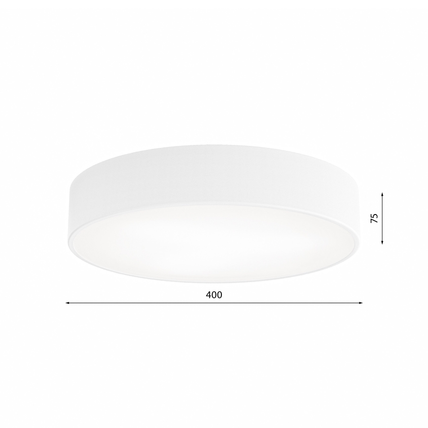 Fürdőszobai mennyezeti lámpa CLEO 3xE27/24W/230V á. 40 cm fehér IP54