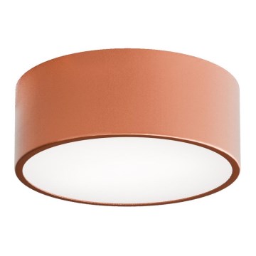 Fürdőszobai mennyezeti lámpa CLEO érzékelővel 1xE27/24W/230V átm. 20 cm IP54 rézszínű