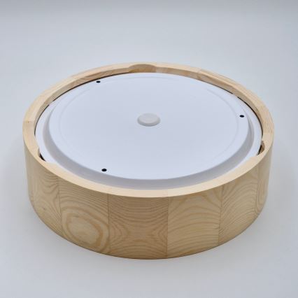 Fürdőszobai mennyezeti lámpa NATURAL 2xE27/15W/230V IP54 fenyő ? 27 cm