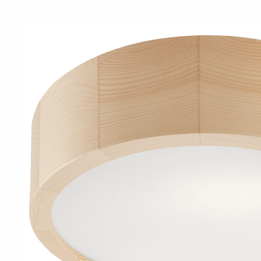 Fürdőszobai mennyezeti lámpa NATURAL 2xE27/15W/230V IP54 fenyő ? 27 cm