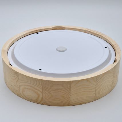 Fürdőszobai mennyezeti lámpa NATURAL 3xE27/15W/230V IP54 fenyő ? 37 cm