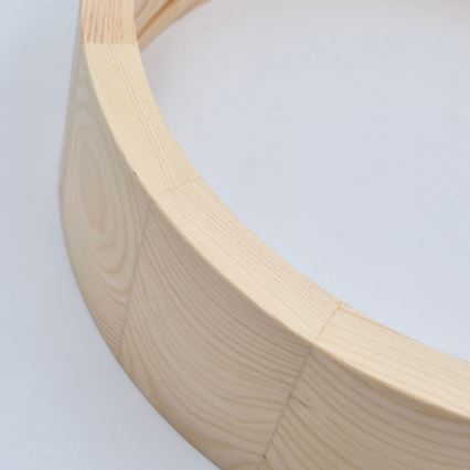 Fürdőszobai mennyezeti lámpa NATURAL 3xE27/15W/230V IP54 fenyő ? 37 cm