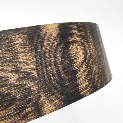 Fürdőszobai mennyezeti lámpa OAK SMOKY 2xE27/15W/230V IP54 Ø 27,5 cm tölgy/barna