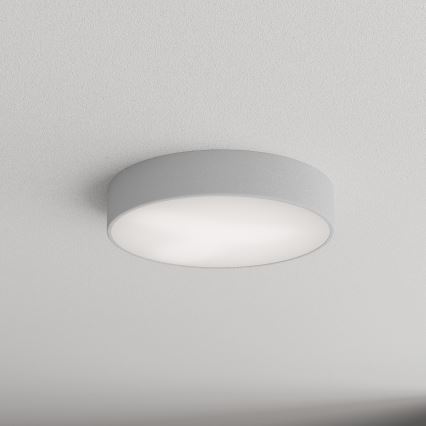 Fürdőszobai mennyezeti lámpatest érzékelővel CLEO 3xE27/24W/230V Ø 40 cm szürke IP54