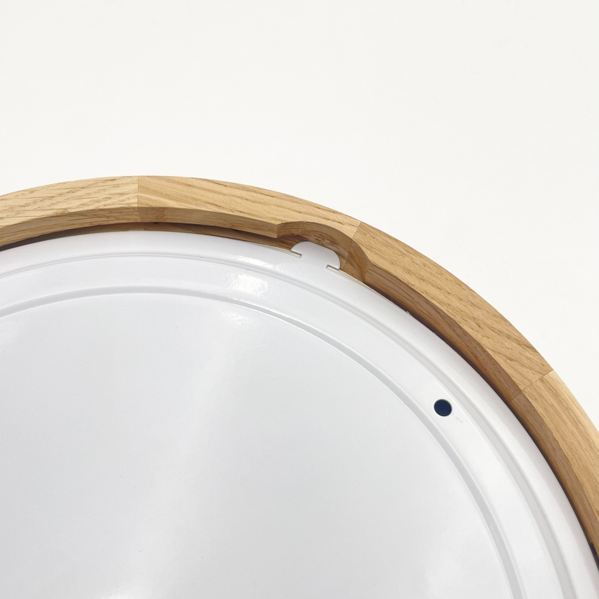 Fürdőszobai mennyezeti lámpatest OAK 2xE27/15W/230V IP54 tölgy, átmérő 27 cm