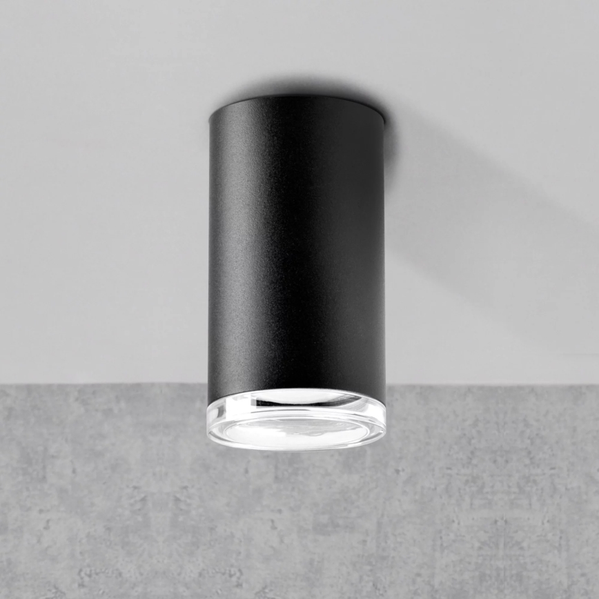 Fürdőszobai spotlámpa TURYN 1xGU10/10W/230V IP44 fekete