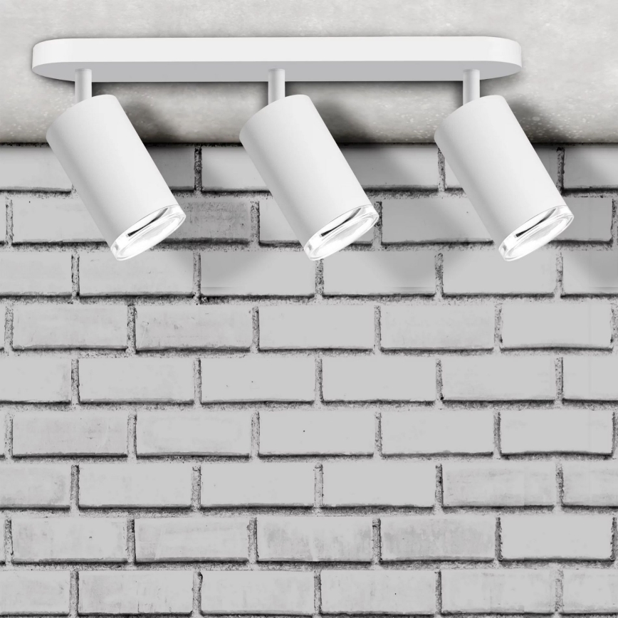 Fürdőszobai spotlámpa TURYN 3xGU10/10W/230V IP44 fehér