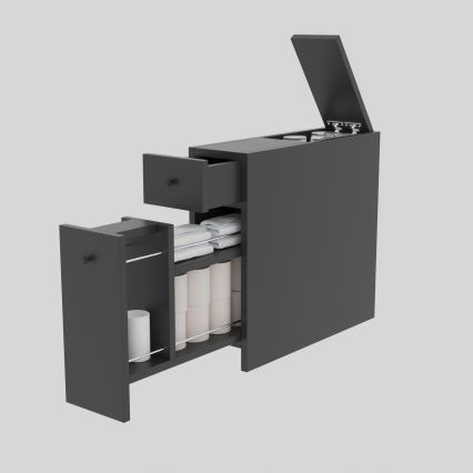 Fürdőszobai szekrény CALENCIA 55x60 cm antracit