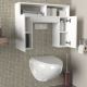 Fürdőszobai szekrény GERONIMO 61x76 cm fehér