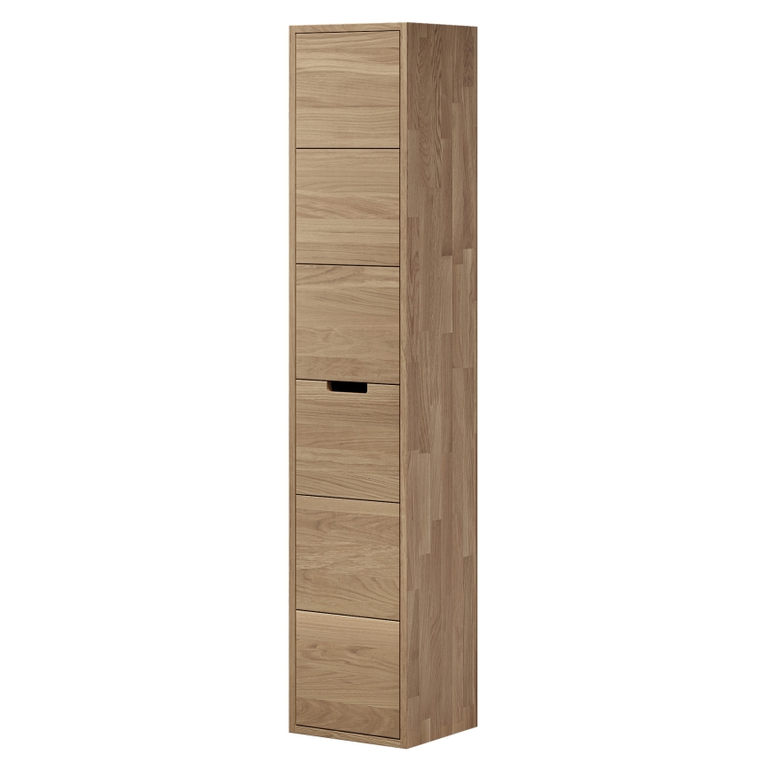 Fürdőszobai szekrény GRIBSKOV 175 cm bézs/tölgy
