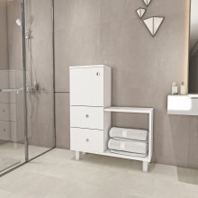 Fürdőszobai szekrény PAMIR 84,2x67,4 cm fehér